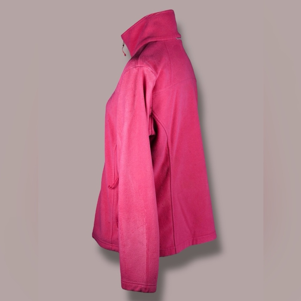 Columbia Women’s Pink Fleece Full Zip Jacket L – Style - Picture 8 of 17